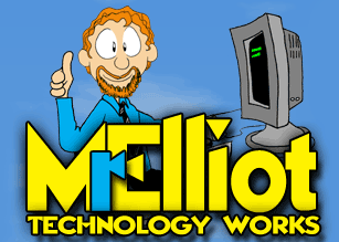 MrElliot Technology Works Logo with Mr Elliot